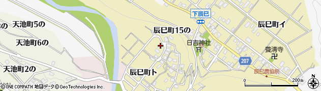 石川県金沢市辰巳町ト66周辺の地図
