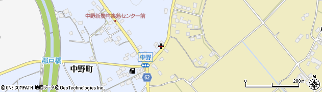 茨城県常陸太田市中野町492周辺の地図
