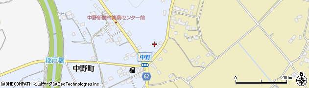 茨城県常陸太田市中野町493周辺の地図