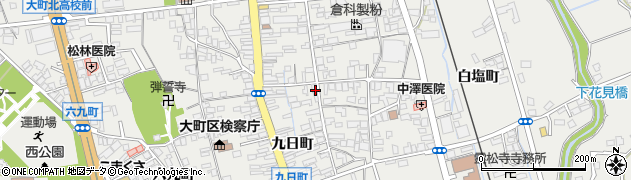 長野県大町市大町2427周辺の地図
