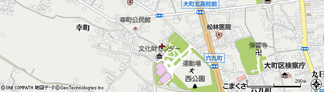 長野県大町市大町4671周辺の地図