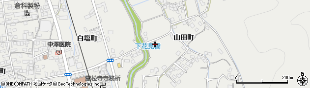 長野県大町市大町875周辺の地図