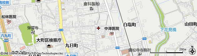 長野県大町市大町1213周辺の地図