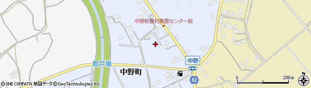 茨城県常陸太田市中野町857周辺の地図