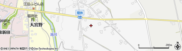 富山県南砺市理休周辺の地図