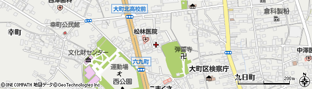 長野県大町市大町4286周辺の地図