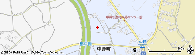 茨城県常陸太田市中野町913周辺の地図