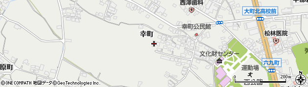 長野県大町市大町5221周辺の地図