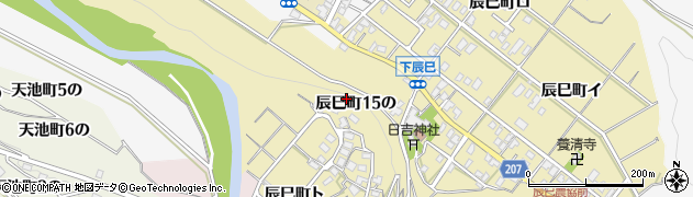 石川県金沢市辰巳町（１５の）周辺の地図