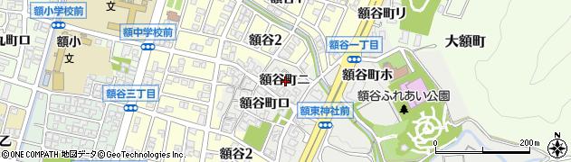 石川県金沢市額谷町ニ周辺の地図