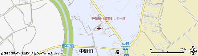 茨城県常陸太田市中野町856周辺の地図