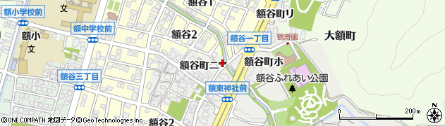 石川県金沢市額谷町ニ8周辺の地図