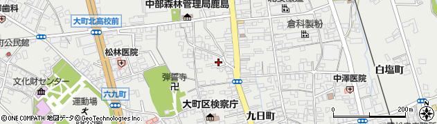 長野県大町市大町大黒町4256周辺の地図
