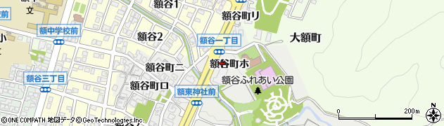 石川県金沢市額谷町（ホ）周辺の地図