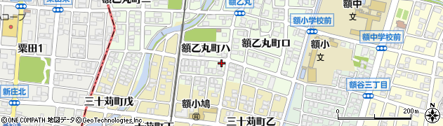 石川県金沢市額乙丸町ハ176周辺の地図