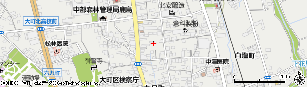 長野県大町市大町2392周辺の地図