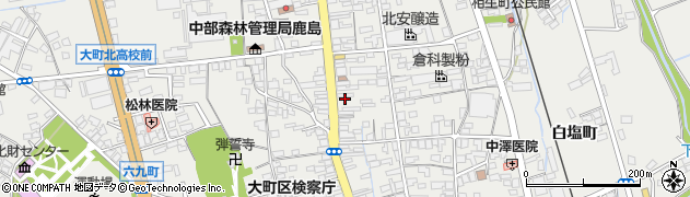 長野県大町市大町大黒町2245周辺の地図