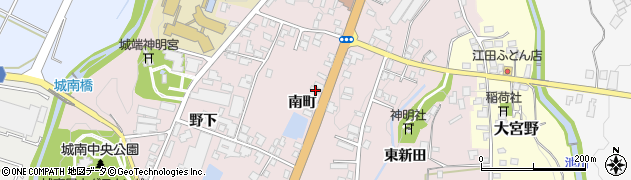富山県南砺市城端（南町）周辺の地図