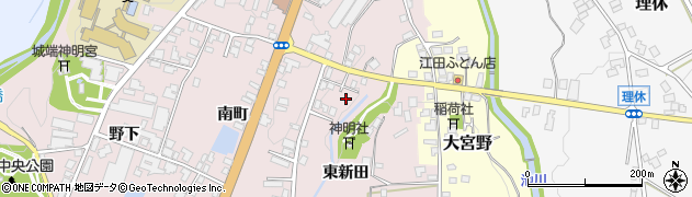 富山県南砺市城端（東新田）周辺の地図
