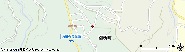 石川県金沢市別所町（ム）周辺の地図