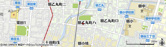 石川県金沢市額乙丸町ハ169周辺の地図