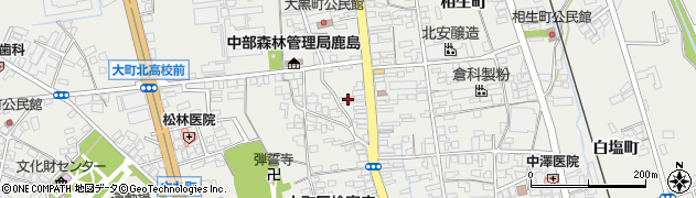 長野県大町市大町大黒町2228周辺の地図