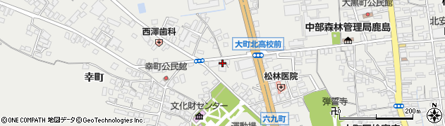 長野県大町市大町大黒町4304周辺の地図