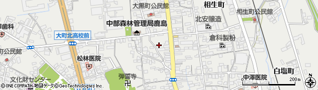 長野県大町市大町大黒町2226周辺の地図