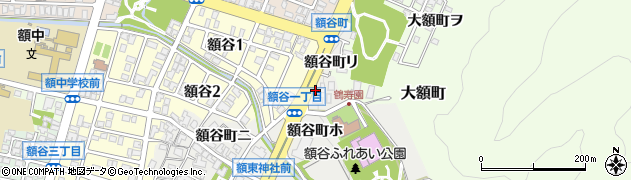 石川県金沢市額谷町（ヘ）周辺の地図