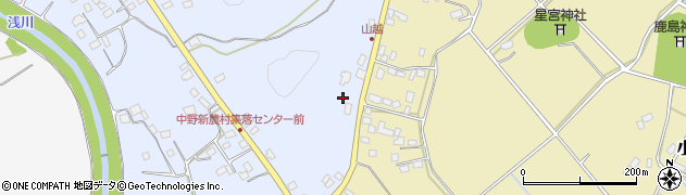 茨城県常陸太田市中野町501周辺の地図