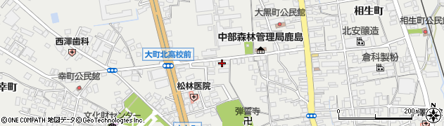 長野県大町市大町大黒町4351周辺の地図