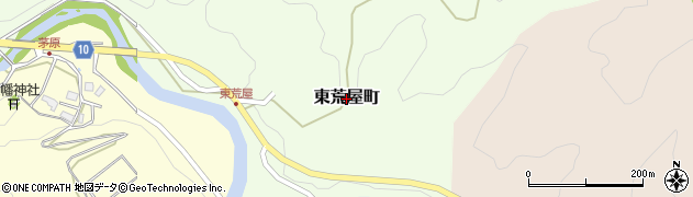 石川県金沢市東荒屋町周辺の地図