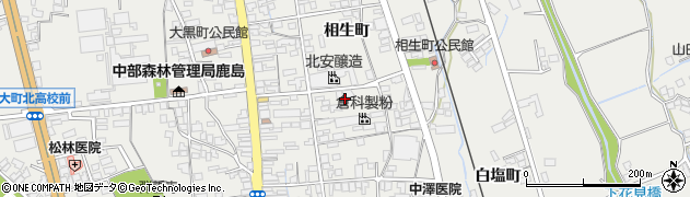 長野県大町市大町2372周辺の地図