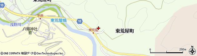 石川県金沢市東荒屋町イ周辺の地図