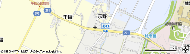 富山県南砺市大宮野新周辺の地図