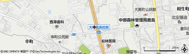 長野県大町市大町4316周辺の地図