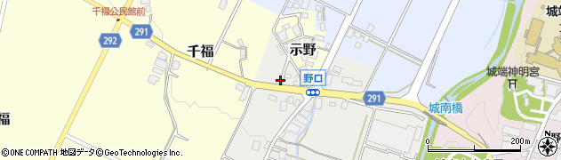富山県南砺市大宮野新周辺の地図