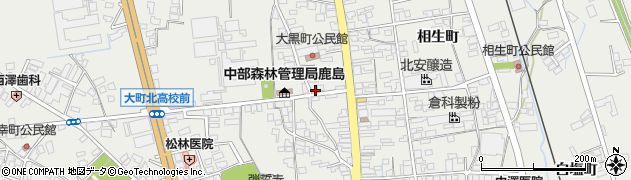 長野県大町市大町2215周辺の地図