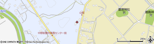 茨城県常陸太田市中野町489周辺の地図