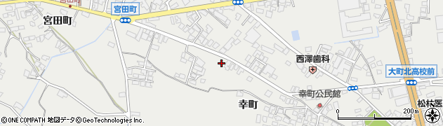長野県大町市大町5318周辺の地図