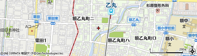 石川県金沢市額乙丸町ニ263周辺の地図