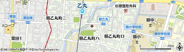 石川県金沢市額乙丸町（ハ）周辺の地図
