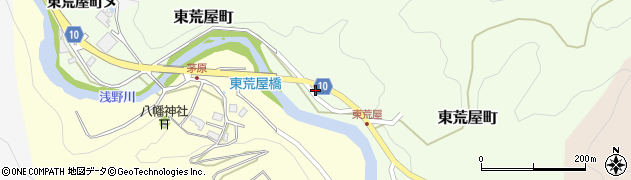 石川県金沢市東荒屋町（ハ）周辺の地図