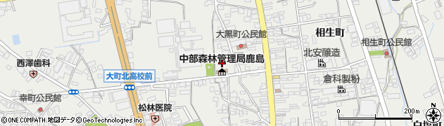 長野県大町市大町大黒町4389周辺の地図