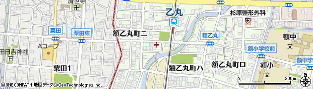 石川県金沢市額乙丸町ニ259周辺の地図