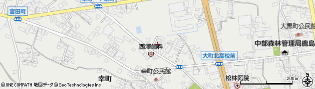 長野県大町市大町4641周辺の地図