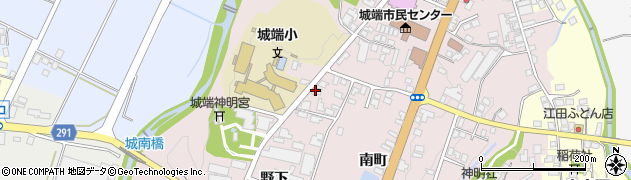 富山県南砺市城端（野下）周辺の地図