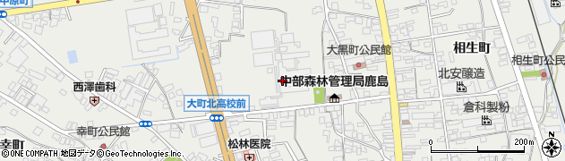 長野県大町市大町4330周辺の地図
