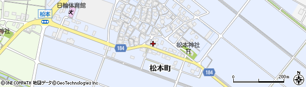 石川県白山市松本町866周辺の地図