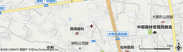 長野県大町市大町4662周辺の地図